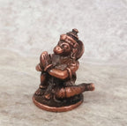 Brownish-Orange Copper Idols India, 0.7 Inches, Handmade God Hanuman, 18G, Patina Antique Finish, Pack Of 1 Piece