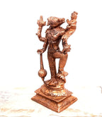 Brownish-Orange Copper Idols India, 5.1 Inches, Handmade Rarest First Time To Market Boovaraga, 415G, Patina Antique Finish, Pack Of 1 Piece