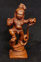 Copper Idols India, Handmade Kalinganarthana Krishna 2 Inches, 40 Gm, Pack Of 1 Piece