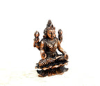 Brownish-Orange Copper Idols India, 1.8Inches, Handmade Lakshmi Idol, 65G, Patina Antique Finish, Pack Of 1 Piece