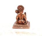 Brownish-Orange Copper Idols India, 1.6Inches, Handmade Hanuman, 56Grams, Patina Antique Finish, Pack Of 1 Piece
