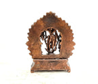 Brownish-Orange Copper Idols, 7 Cm, Handmade Ramdarbar 150 G, Patina Antique Finish, Pack Of 1 Piece
