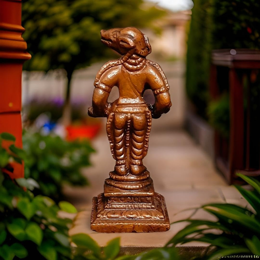 Brown Copper Idols Bhoo Varahar, 2.4 Inches, Handmade 80G, Pack Of 1 Piece