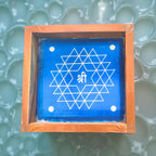 Unikraf  Aishwarya Lakshmi Kolam Rangoli Stencil Wooden,Pack of 1 Piece 5 * 5 inches