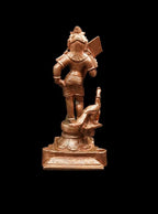 Brown Copper Idols Of God Murugar, 5.1 Inches, 420 Gram, Handmade, Pack Of 1 Piece