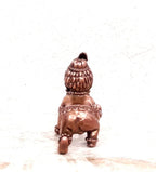 Brownish-Orange Copper Idols Of God Bala Krishna By Unikraf , 1.6 Inches, 55G, Patina Antique Finish, Pack Of 1 Piece