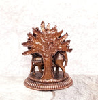 Copper Idolsby Unikraf , 4.6 Cm, Handmade Goddess Idol, 45G, Patina Antique Finish, Pack Of 1 Piece