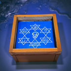 Unikraf  Saravanabava Kolam Stencils Small, 1 Piece (5x5 Inches)