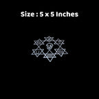 Unikraf  Saravanabava Kolam Stencils Small, 1 Piece (5x5 Inches)