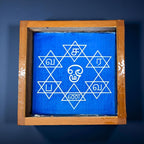 Unikraf  Saravanabava Kolam Stencils Small, 1 Piece (5x5 Inches)