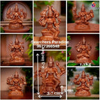 Brown Handmade Copper Rarest Astalakshmi Combo Set, 2.3 Inches 1.1 Kg Pack Of 8 Piece