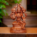 Brown Handmade Copper Rarest Astalakshmi Combo Set, 2.3 Inches 1.1 Kg Pack Of 8 Piece