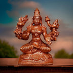 Brown Handmade Copper Rarest Astalakshmi Combo Set, 2.3 Inches 1.1 Kg Pack Of 8 Piece