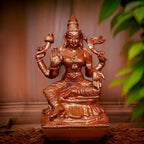 Brown Handmade Copper Rarest Astalakshmi Combo Set, 2.3 Inches 1.1 Kg Pack Of 8 Piece