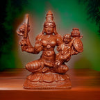 Brown Handmade Copper Rarest Astalakshmi Combo Set, 2.3 Inches 1.1 Kg Pack Of 8 Piece