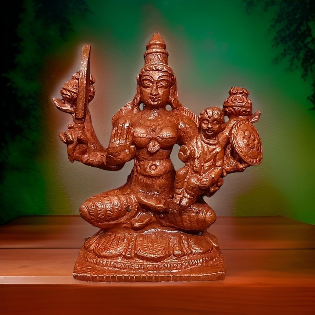 Brown Handmade Copper Rarest Astalakshmi Combo Set, 2.3 Inches 1.1 Kg Pack Of 8 Piece