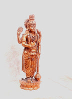 Brown Copper Idols Of God Guruvayurappan, 10.5 Cm, 198G Handmade Pack Of 1 Piece