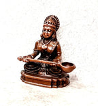 Brown Copper Idols Of God Annapoorani, Height 4.1 Cm, 48 Gram, Handmade, Pack Of 1 Piece