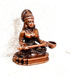 Brown Copper Idols Of God Annapoorani, Height 4.1 Cm, 48 Gram, Handmade, Pack Of 1 Piece