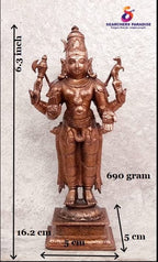 Brownish-Orange Copper Idols Of God Lord Shiva Idol, 6.3 Inch, 690, Patina Antique Finish, Pack Of 1 Piece