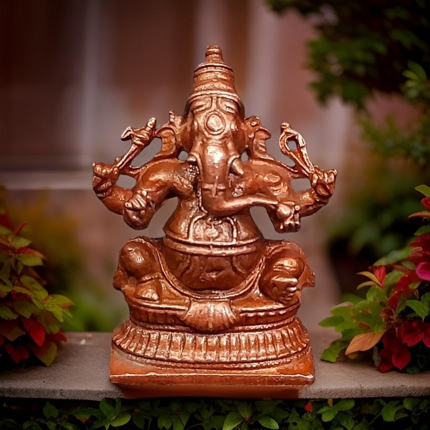 Copper Copper Handmade Little Ganesh 50G 1.5 Inches, Pack Of 1 Piece