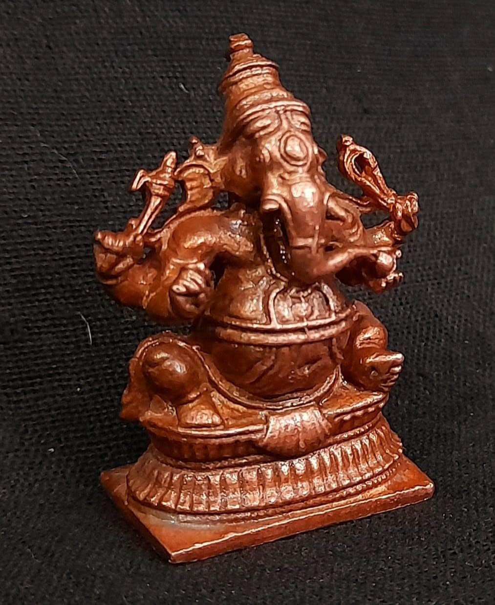 Copper Copper Handmade Little Ganesh 50G 1.5 Inches, Pack Of 1 Piece