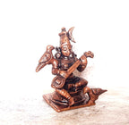 Copper Unikraf , Raja Mathangi -1.6Inches (4.5 Cm) Height, 50G, Copper Idol Patina Antique Finish, Pack Of 1 Master Piece