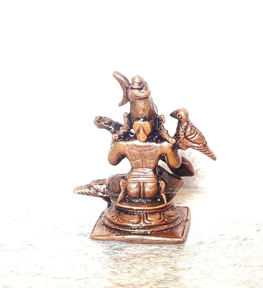 Copper Unikraf , Raja Mathangi -1.6Inches (4.5 Cm) Height, 50G, Copper Idol Patina Antique Finish, Pack Of 1 Master Piece