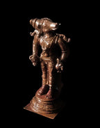 Brown Copper Idols India, 6 Inches, Handmade 3.6 Inch, 220G, Patina Antique Finish, Pack Of 1 Piece