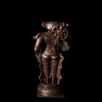 Brown Copper Idols India, 6 Inches, Handmade 3.6 Inch, 220G, Patina Antique Finish, Pack Of 1 Piece