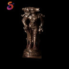Brown Copper Idols India, 6 Inches, Handmade 3.6 Inch, 220G, Patina Antique Finish, Pack Of 1 Piece