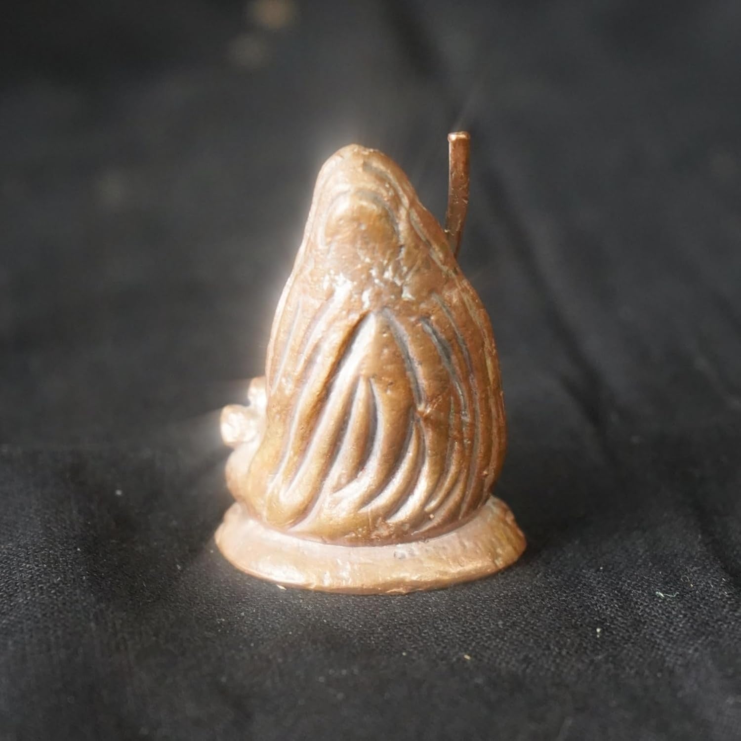 Brown Copper God Adhi Sankaracharya, 1.7 Inches, 100G, Patina Antique Finish, Pack Of 1 Piece