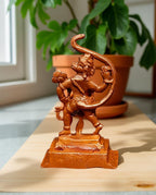 Copper Idols India, 2.1 Inches, Handmade Little Hanuman, 36Grams, Patina Antique Finish, Pack Of 1 Piece