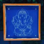 Unikraf  Ganesha Rangoli Stencil Wooden 10×10 Inches Pack of 1 Piece