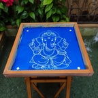 Unikraf  Ganesha Rangoli Stencil Wooden 10×10 Inches Pack of 1 Piece