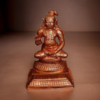 Brown Copper Idols, Handmade, Nammazhwar 3.5 Inches, 415G Pack Of 1 Piece