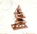 Copper Idolsby, 6.3 Cm, Handmade Hanuman 147G, Patina Antique Finish, Pack Of 1 Piece