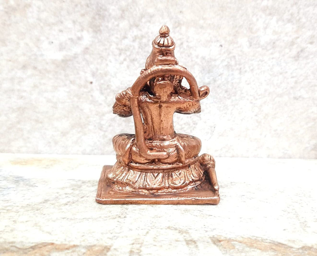 Copper Idolsby, 6.3 Cm, Handmade Hanuman 147G, Patina Antique Finish, Pack Of 1 Piece