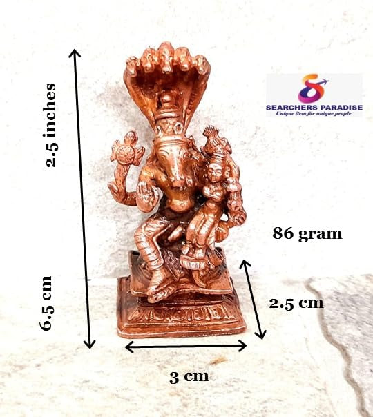 Brown Copper Idols Of Lakshmi Varahar, 2.5 Inches, 86G Handmade Pack Of 1 Piece