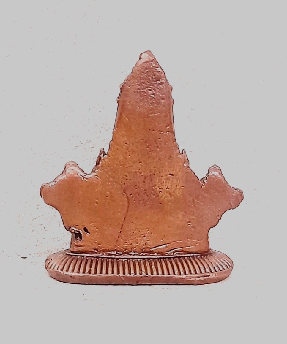 Brown Copper Idols Of God Perumal, Height 4.3 Cm, 50 Gram, Handmade, Pack Of 1 Piece