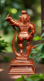 Brown Copper Idols Handmade Kalinganarthana Krishn India, 4.2 Inches, A 350 Gm, Pack Of 1 Piece