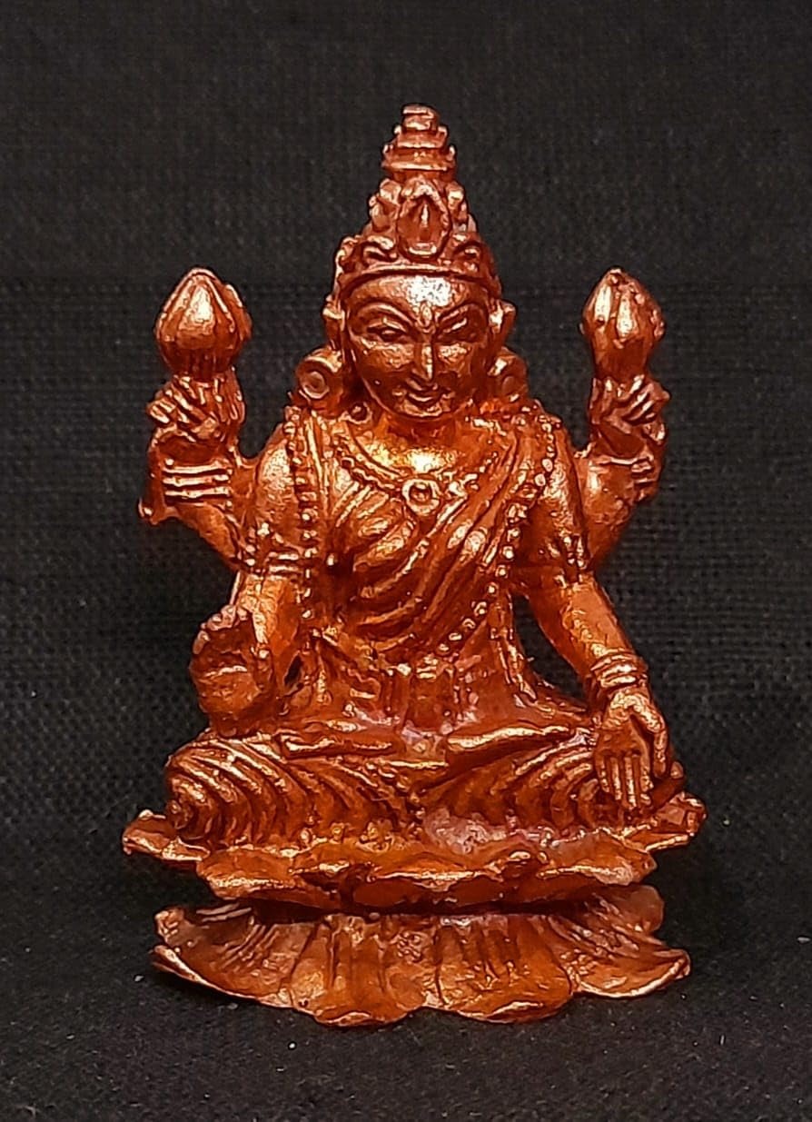 Brown Handmade Copper Rarest Astalakshmi Combo Set, 1.8 Inches 520 Gram Pack Of 8 Piece