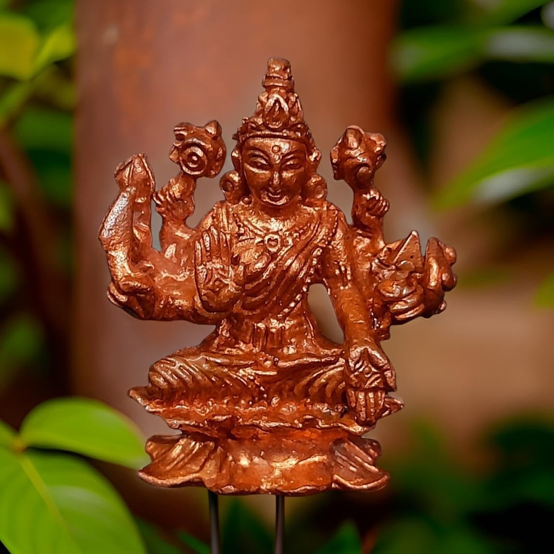 Brown Handmade Copper Rarest Astalakshmi Combo Set, 1.8 Inches 520 Gram Pack Of 8 Piece