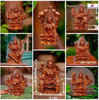 Brown Handmade Copper Rarest Astalakshmi Combo Set, 1.8 Inches 520 Gram Pack Of 8 Piece