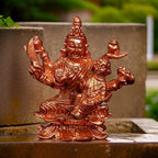 Brown Handmade Copper Rarest Astalakshmi Combo Set, 1.8 Inches 520 Gram Pack Of 8 Piece