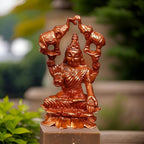 Brown Handmade Copper Rarest Astalakshmi Combo Set, 1.8 Inches 520 Gram Pack Of 8 Piece