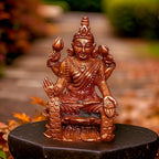 Brown Handmade Copper Rarest Astalakshmi Combo Set, 1.8 Inches 520 Gram Pack Of 8 Piece