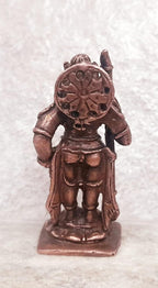 Antique Copper Copper Handmade Udupi Krishna Idols India, 1.9 Inches, 50G, Patina Antique Finish, Pack Of 1 Piece
