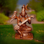 Brownish-Orange Copper Idols India Handmade Goddess Raja Matangi 1.6 Inches 50G Pack Of 1 Piece