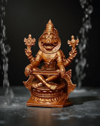 Unikraf  , Copper Idols of god Yoga Narasimhar, 2.7 inches 209 gram,Pack of 1 Piece